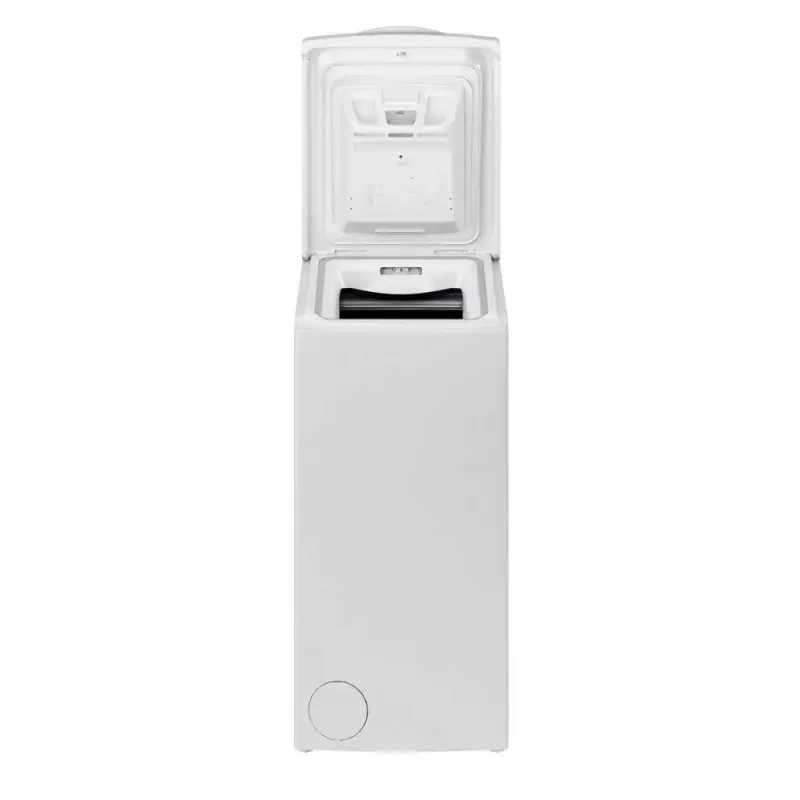 Toplader-Waschmaschine Indesit BTW L60400 EE/N — 6 kg, 1000 U/min, 400×600×900 mm, Weiß