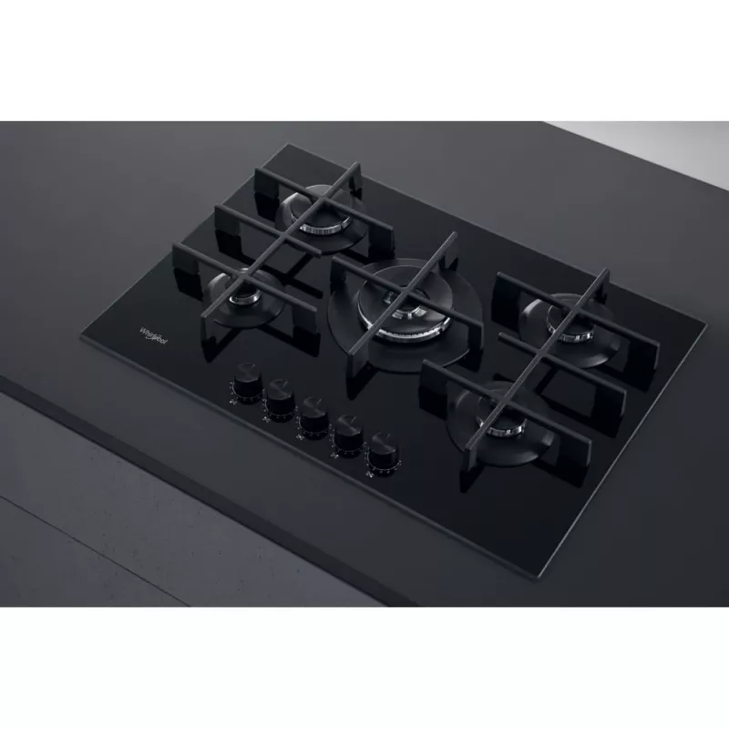 Whirlpool AKWL 728/NB Schwarz Einbau 75 cm Gas 5 Zonen