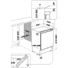 Whirlpool WBUF011 Combi-Kühlschrank Einbau 126 L
