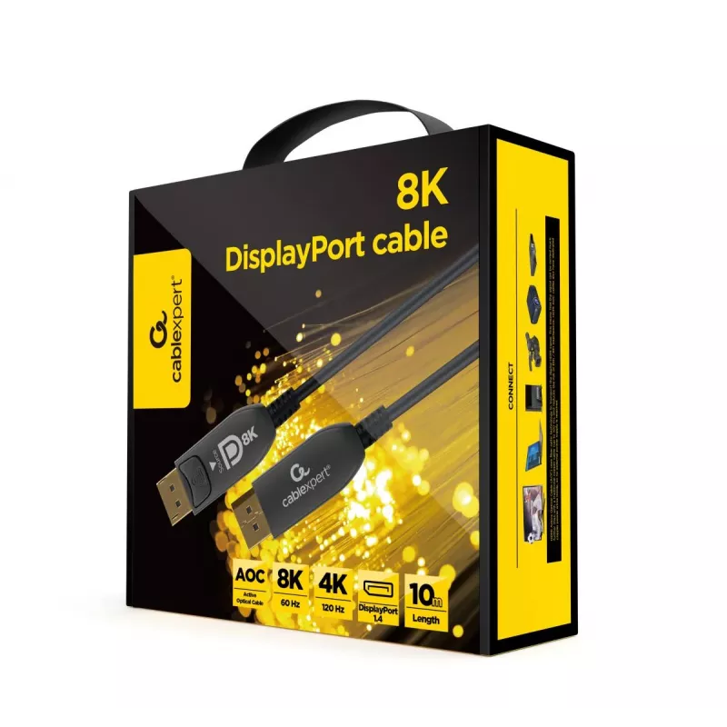 DisplayPort-Kabel Gembird CC-DP8K-AOC-20M 20m Schwarz