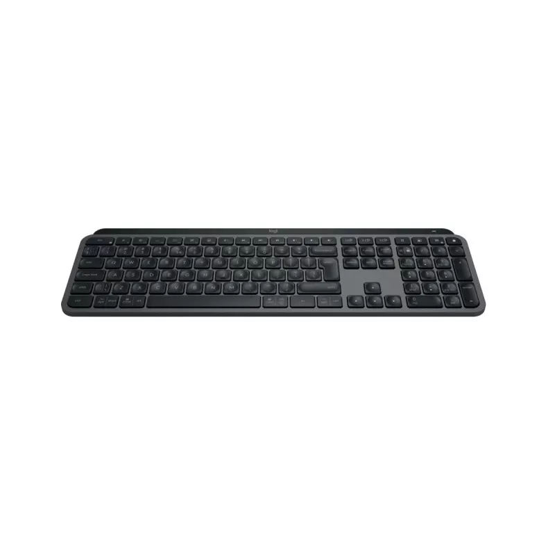 Kabellose Full-Size-Tastatur Logitech Master MX Keys S — Bluetooth, QWERTY, Scherenschalter, LED-Hintergrundbeleuchtung, Graphite
