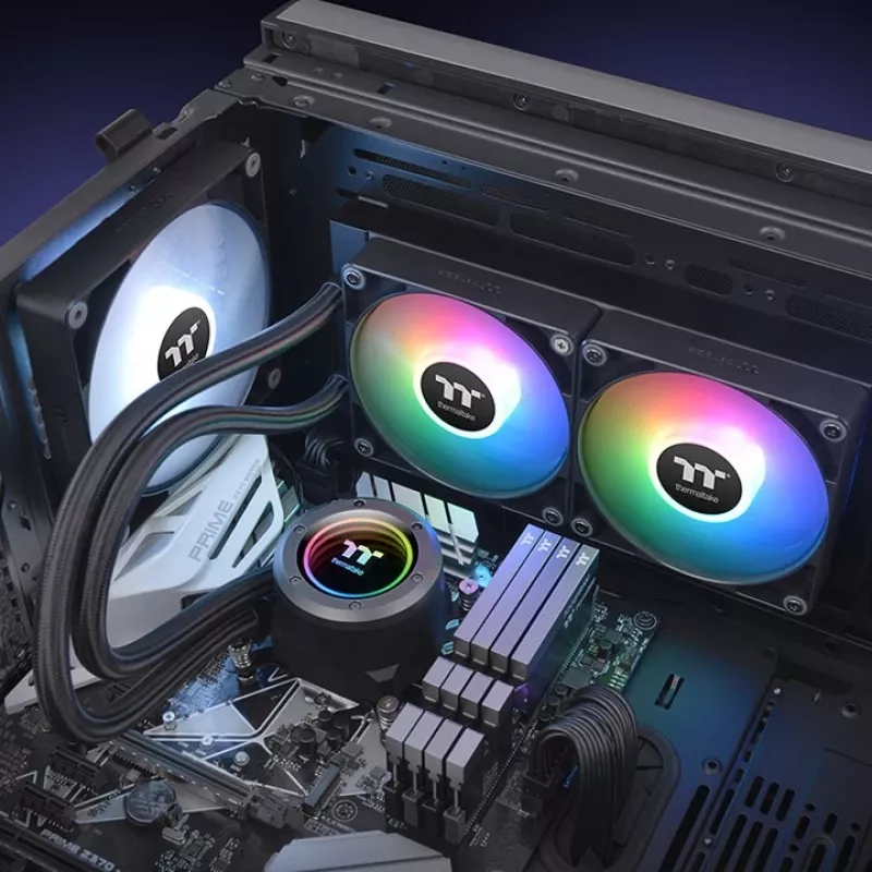 THERMALTAKE Wasserkühlung – TH240 V2 ARGB Sync All-in-One-Flüssigkeitskühler