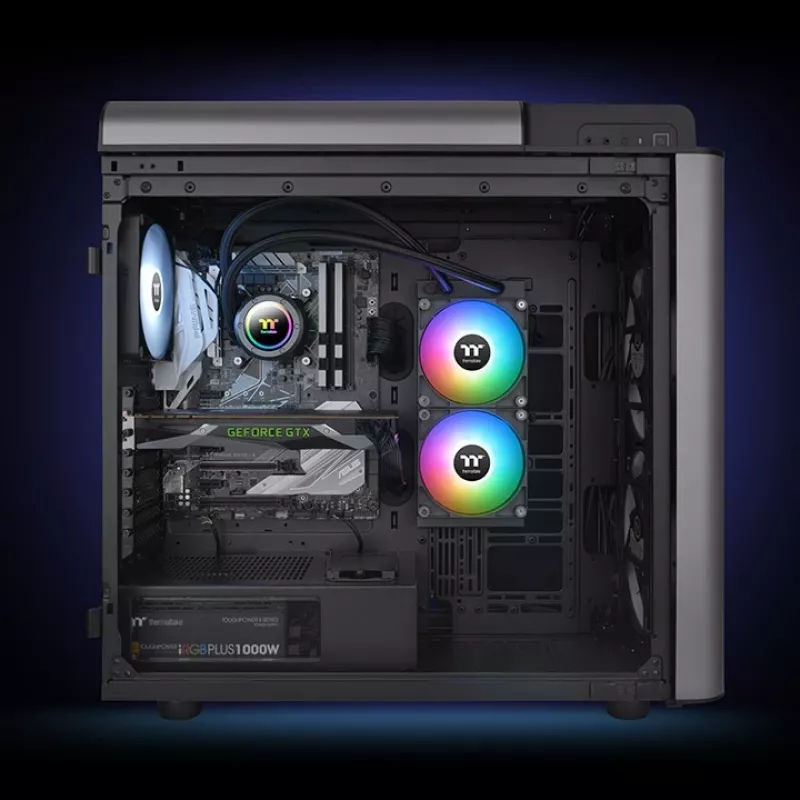 THERMALTAKE Wasserkühlung – TH240 V2 ARGB Sync All-in-One-Flüssigkeitskühler