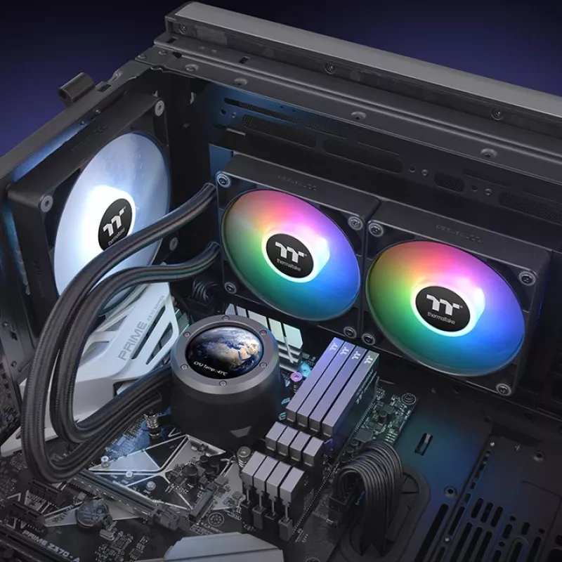 THERMALTAKE Wasserkühlung - TH240 V2 Ultra ARGB Sync All-In-One Flüssigkeitskühler