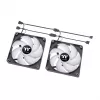 Lüfter Thermaltake CT120 ARGB Sync Schwarz Weiß 500–2000 U/min Hydraulisch