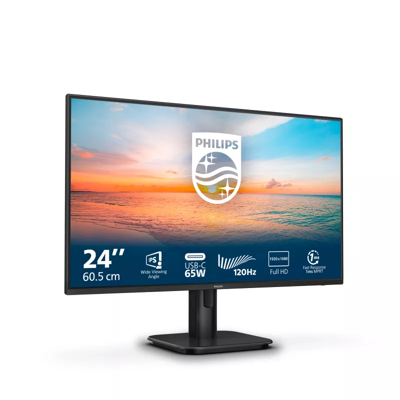 Philips 1000 series 24E1N1300A/00 Computer-Monitor 60,5 cm (23,8 Zoll) 1920 x 1080 Pixel Full HD LCD Schwarz
