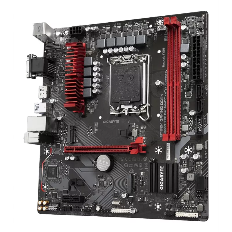 GIGABYTE B760M GAMING DDR4 Motherboard - Unterstützt Intel Core 14. Gen CPUs, 6+2+1 Phasen Digital VRM, bis zu 5333MHz DDR4 (OC), 2xPCIe 4.0 M.2, 2.5GbE LAN, USB 3.2 Gen1