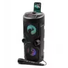 Tragbarer Stereolautsprecher SQUEAK SQ1004 Harmony BT 5.0, 40W RMS, Bluetooth 5.0, FM, LED, 8h Akku, Schwarz