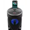 Tragbarer Stereolautsprecher SQUEAK SQ1004 Harmony BT 5.0, 40W RMS, Bluetooth 5.0, FM, LED, 8h Akku, Schwarz