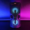 Tragbarer Stereolautsprecher SQUEAK SQ1004 Harmony BT 5.0, 40W RMS, Bluetooth 5.0, FM, LED, 8h Akku, Schwarz