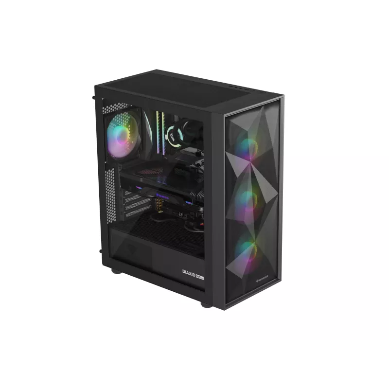 GENESIS Diaxid 605 ARGB Midi Tower Schwarz