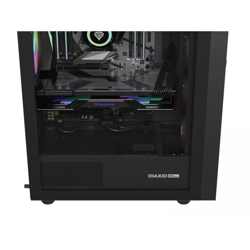 GENESIS Diaxid 605 ARGB Midi Tower Schwarz