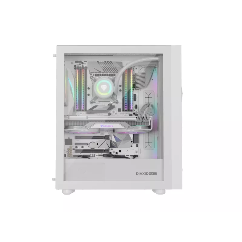 GENESIS Diaxid 605 ARGB Midi Tower Weiß