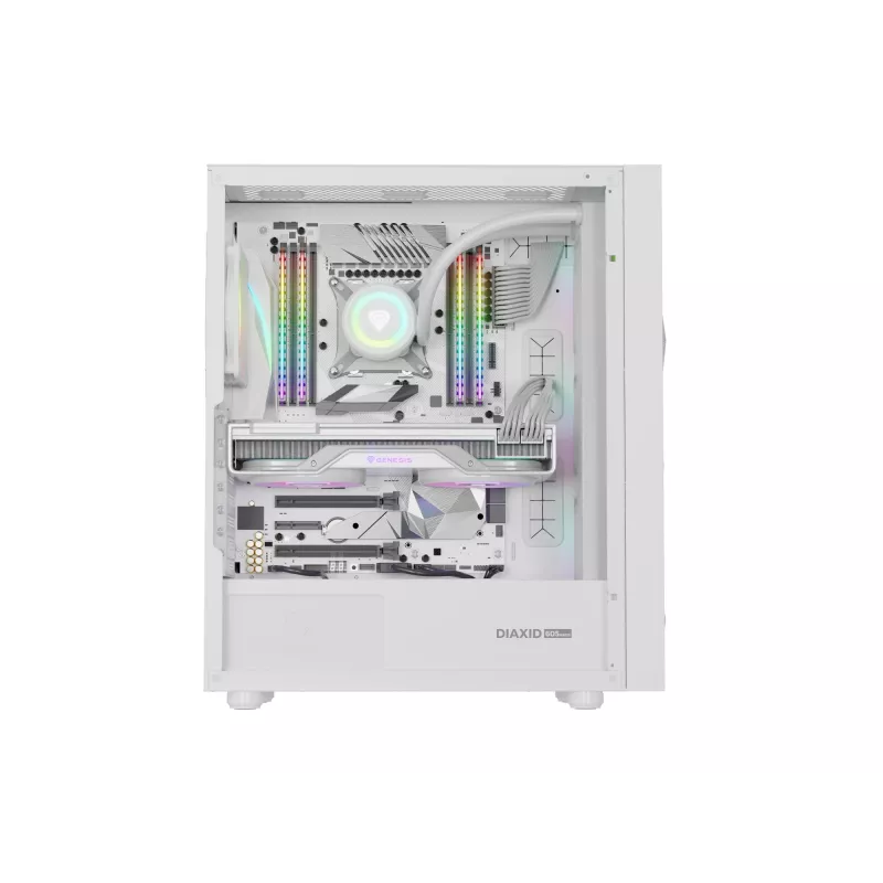 GENESIS Diaxid 605 ARGB Midi Tower Weiß