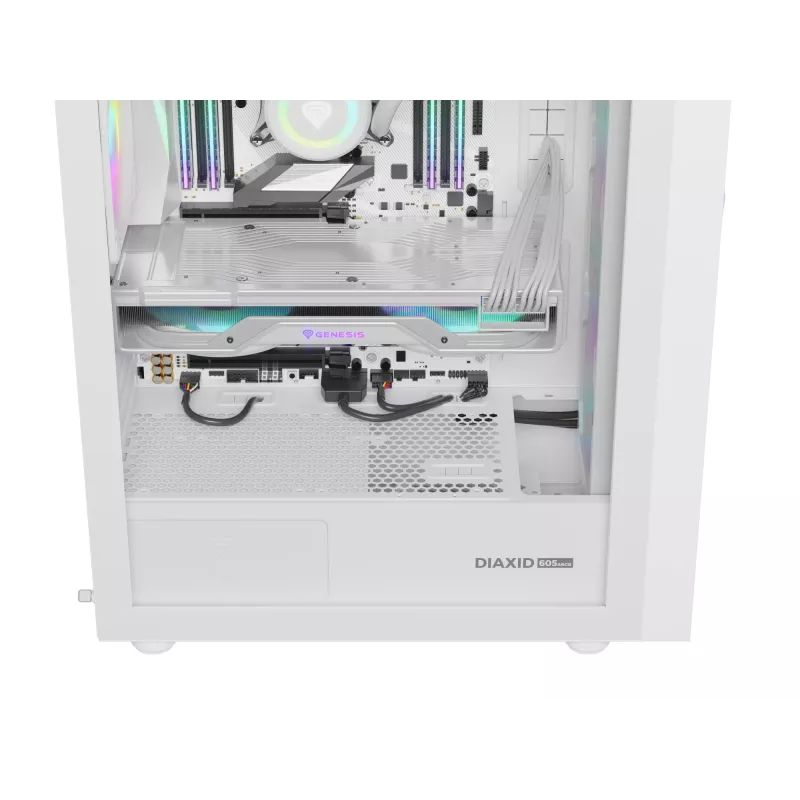 GENESIS Diaxid 605 ARGB Midi Tower Weiß