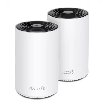 TP-Link AXE5400 Whole Home Mesh Wi-Fi 6E System (Tri-Band), Weiß, Intern, Mesh-System, 500 m², FCC: