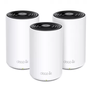 TP-Link AXE5400 Whole Home Mesh Wi-Fi 6E System (Tri-Band), Weiß, DECO XE75 PRO (3-PACK)