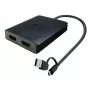 i-tec USB-A/USB-C Dual 4K/60 Hz HDMI Video Adapter, 0,27 m, USB Typ-A/USB Typ-C, 2 x HDMI, Stecker, Buchse, 3840 x 2160 Pixel