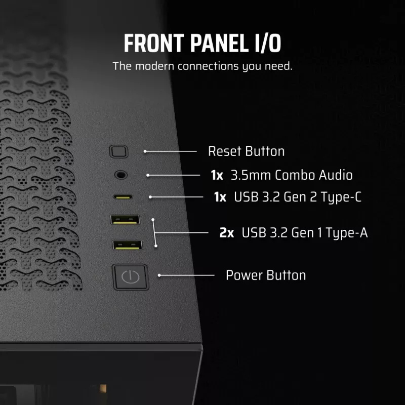 CORSAIR PC-Gehäuse – 3500X ARGB Mid-Tower