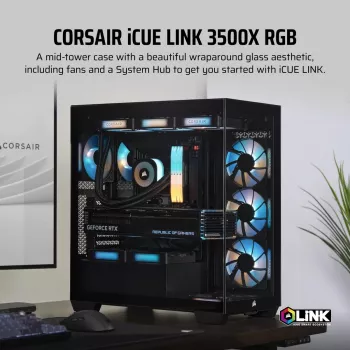 CORSAIR PC-Gehäuse - iCUE LINK 3500X RGB Mid-Tower
