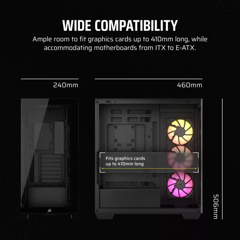 CORSAIR PC-Gehäuse - iCUE LINK 3500X RGB Mid-Tower