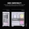 CORSAIR Pc Case - Icue Link 3500x RGB Mid-tower - White
