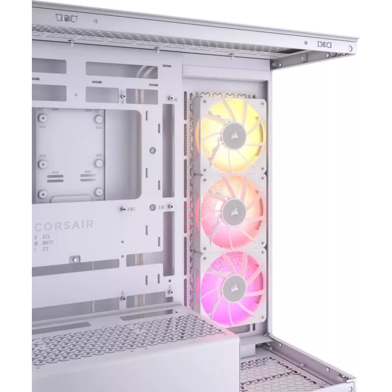 CORSAIR Pc Case - Icue Link 3500x RGB Mid-tower - White