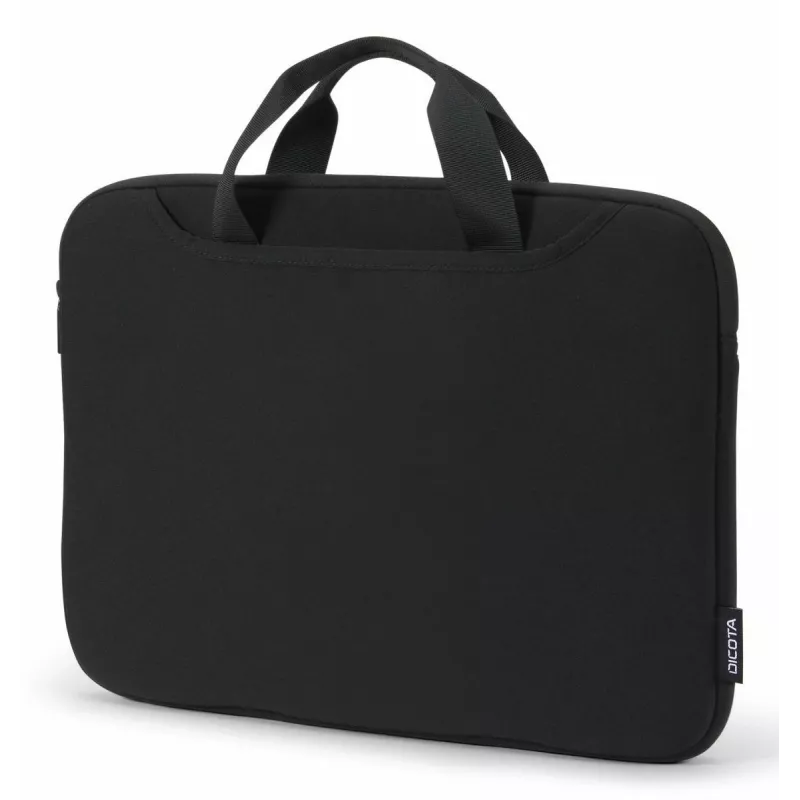 DICOTA Smart Sleeve One – 15-16 Zoll Notebook-Sleeve – Schwarz / Recyceltes Jersey-Material