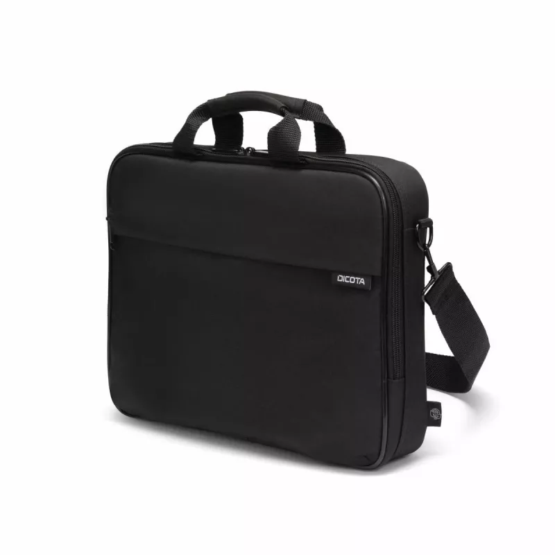 DICOTA Top Traveller One - 15-1713n Notebook-Tasche - Schwarz / 300d recyceltes PET-Polyester
