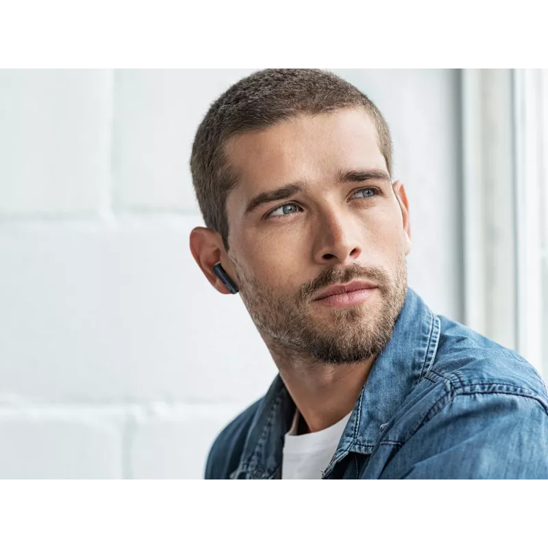 In-ear True kabelloses Headset JVC Stix HAA-3TBU, Bluetooth 5.1, IPX4, 7,5 h (Ohrhörer) / 22 h (mit Ladecase), USB‑C