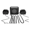 Home-Audio-Minisystem NATEC NGL-2111 — 3 W RMS, 2 Lautsprecher, 3,5-mm-Eingang, 7,62-cm-Tieftöner, schwarz