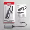 Axagon ADE-TXPD USB-C Gigabit Ethernet Adapter mit PD 100W