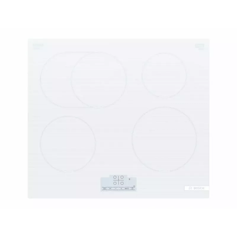 Bosch Serie 6 PIF612BB1E Induktionskochfeld, 4 Zonen, Einbau, 60 cm, weiß, Touch-Steuerung