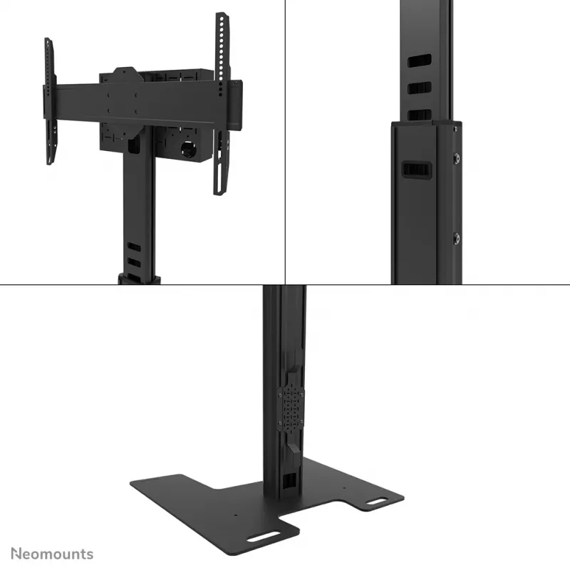 Neomounts FL45S-825BL1 TV-Bodenständer 37-75 Zoll – TÜV, 70 kg, 94 cm (37 Zoll), 190,5 cm (75 Zoll), 100 x 100 mm, 600 x 400 mm, 1040–1570 mm