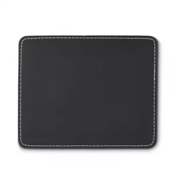 Maus Pad Hama Leather Look Schwarz 00126856