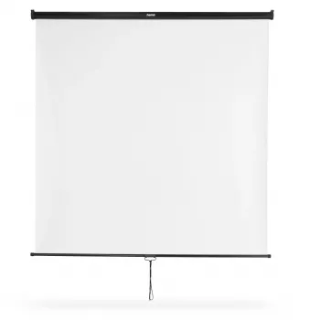 Projektionsleinwand Hama 00021576 manuell 1:1 Weiß 17,5 cm