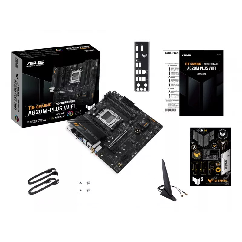 ASUS TUF GAMING A620M-PLUS WIFI AMD A620 Sockel AM5 micro ATX