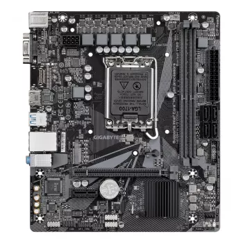 GIGABYTE H610M H V3 DDR4 Motherboard - Unterstützt Intel Core 14. Gen CPUs, 4+1+1 Hybrid Phasen Digital VRM, bis zu 3200 MHz DDR4, 1x PCIe 3.0 M.2, GbE LAN, USB 3.2 Gen 1