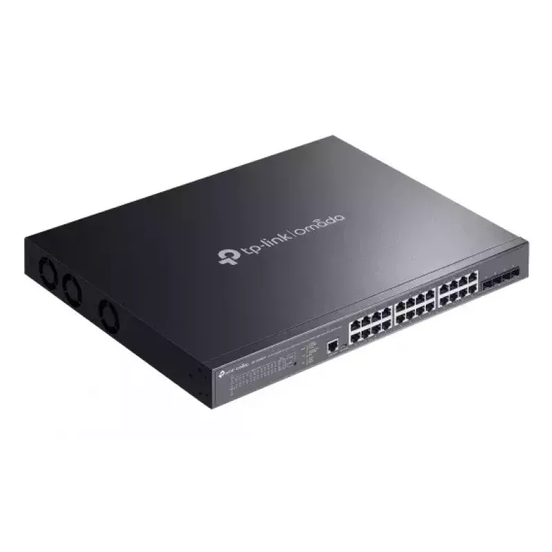 TP-Link Omada SG3428XMPP Netzwerk-Switch Managed L2+ Gigabit Ethernet (10/100/1000) Power over Ethernet (PoE) 1U Schwarz