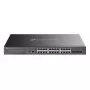TP-Link Omada SG3428XMPP Netzwerk-Switch Managed L2+ Gigabit Ethernet (10/100/1000) Power over Ethernet (PoE) 1U Schwarz