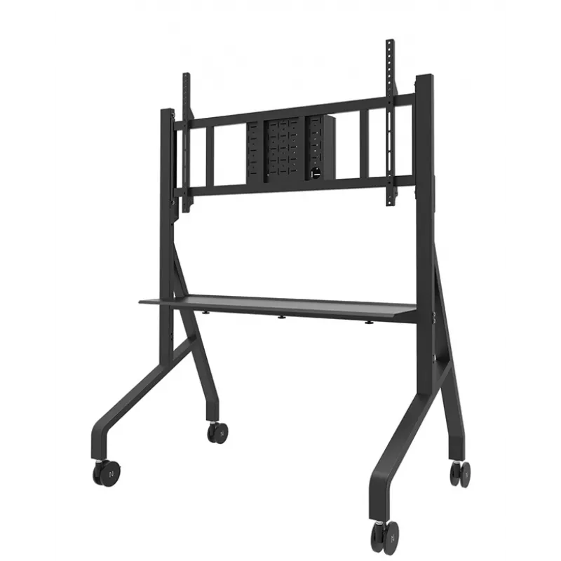 Neomounts FL50-575BL1 TV-Rollwagen 65-115 Zoll - schnelle Installation - TÜV