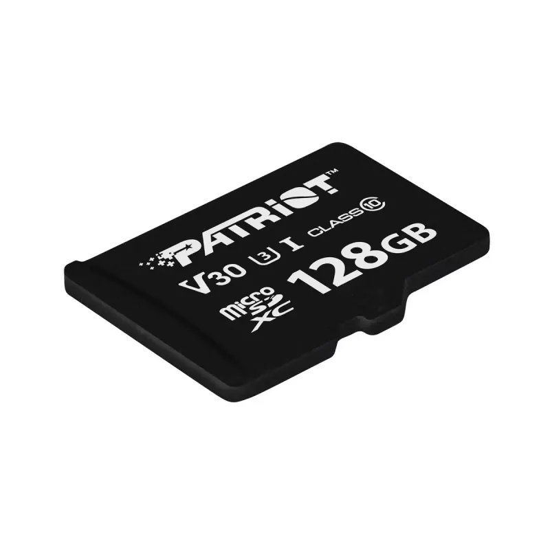 MicroSDXC-Speicherkarte PATRIOT VX Series 128GB UHS-I U3 V30 Class 10 — Lesen 90 MB/s, Schreiben 80 MB/s