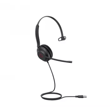 Yealink UH35 Mono Teams USB-A Headset, Kabelgebunden, 20 - 20000 Hz, Büro/Callcenter, 96,5 g, Headset, Schwarz