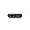 ICY BOX IB-DK4050-CPD Kabelgebunden USB 3.2 Gen 1 (3.1 Gen 1) Typ-C Anthrazit