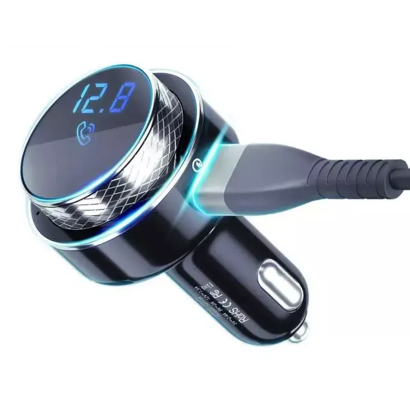 FM-Transmitter 3MK Hyper Car 87,5 – 99,8 MHz USB Schwarz