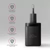 Wandladegerät Axagon ACU-PD20 1x QC3.0/AFC/FCP/PD Typ-C 20W Schwarz