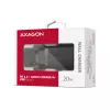 Wandladegerät Axagon ACU-PD20 1x QC3.0/AFC/FCP/PD Typ-C 20W Schwarz