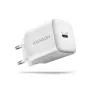 Axagon ACU-PD20W Wandladegerät 1x QC3.0/AFC/FCP/PD Typ-C 20W weiß