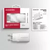 Axagon ACU-PD20W Wandladegerät 1x QC3.0/AFC/FCP/PD Typ-C 20W weiß
