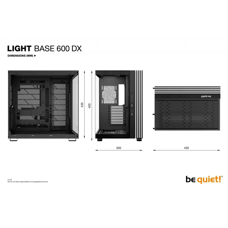 be quiet LIGHT BASE 600 DX Schwarz Midi Tower